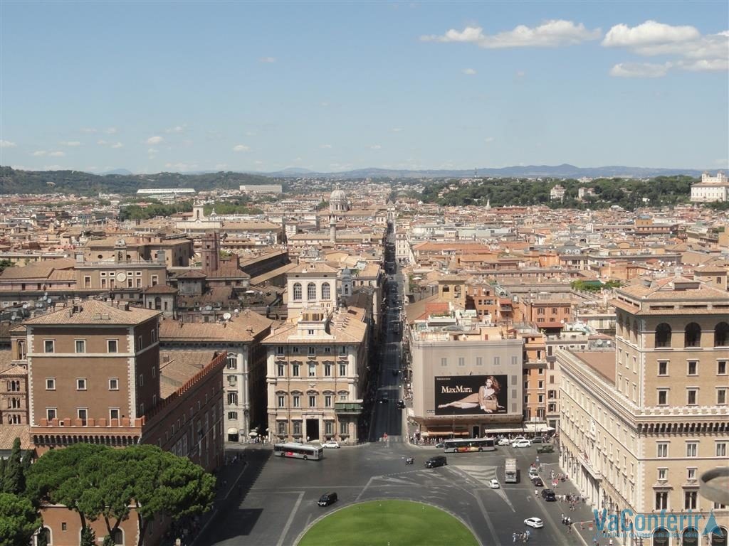 Vista parcial de Roma