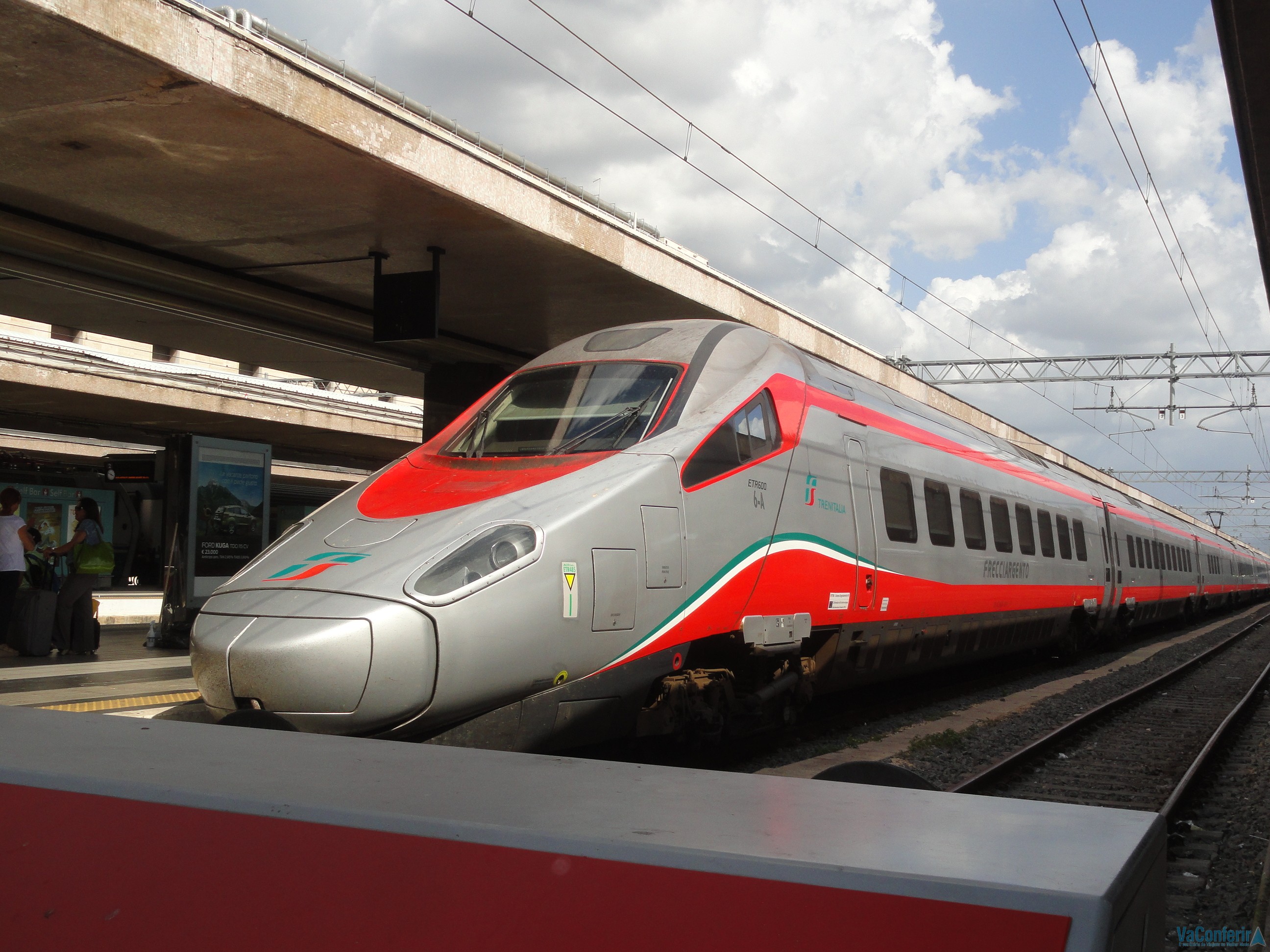 De Roma para Florença: viajando de trem na melhor idade.